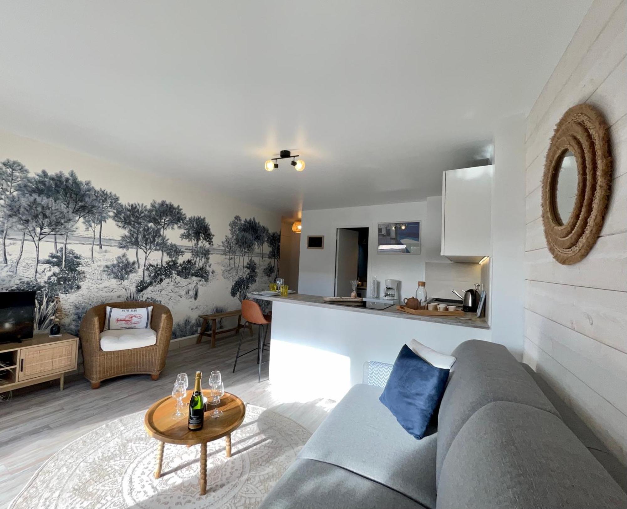 Le Nid Douillet, Studio Avec Terrasse Et Parking A 400M Des Plages ラルモール・プラージュ エクステリア 写真
